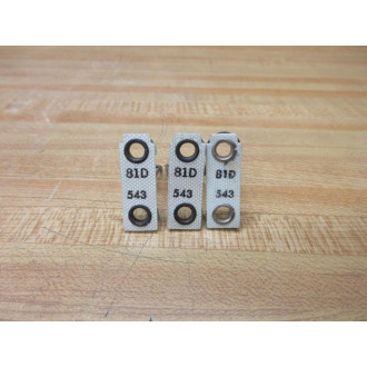 General Electric 81D-543 GE Heater Element 81D543 (Pack of 3) - Used