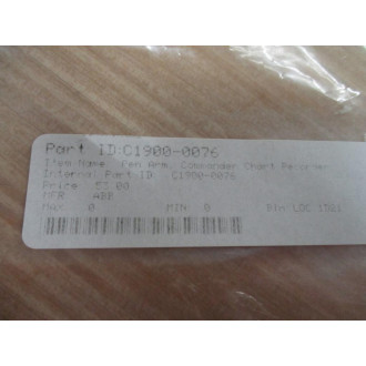 ABB C1900-0076 Standard Chart Pen Arm C19000076