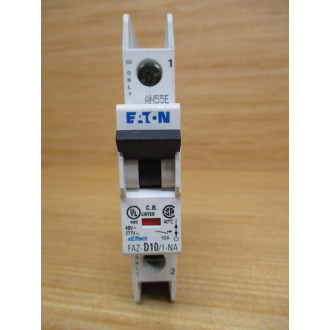 Cutler Hammer FAZ-D101-NA-SP Eaton 10A Breaker  FAZ-D101NA - Used