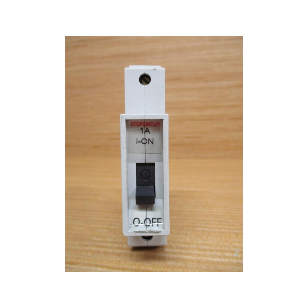 ABB GMU1U Entrelec Stopcircuit 1A Circuit Breaker (Pack of 2) - Used