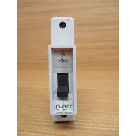 ABB GMU1U Entrelec Stopcircuit 1A Circuit Breaker (Pack of 2) - Used
