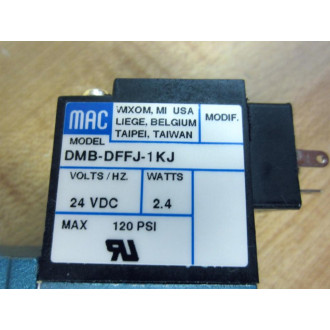 MAC 52A-11-B0A-DM-DFFJ-1KJ Solenoid Valve DMB-DFFJ-1KJ - New No Box