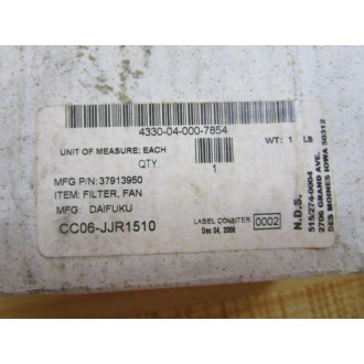 Daifuku RD44-50 Fan Filter 37913950