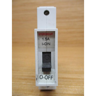 ABBEntrelec GMU 1.5U J Entrelec Stop circuit 1.5A Breaker GMU15UJ - New No Box