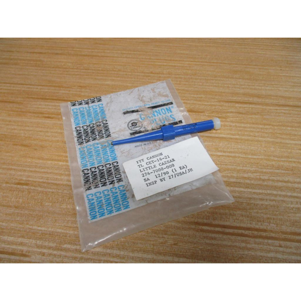 ITT Cannon CET-16-21 Extraction Tool 274-7008-000