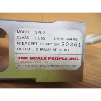 The Scale People SPI-2 Load Cell SPI2 - Used