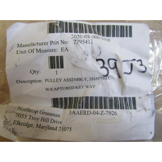 Generic 7795411 Shafted Pulley Assembly WCaptured Keyway