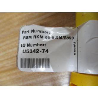 Turck RSM RKM 66-0.9MS850 Minifast Cordset U5342-74 - New No Box