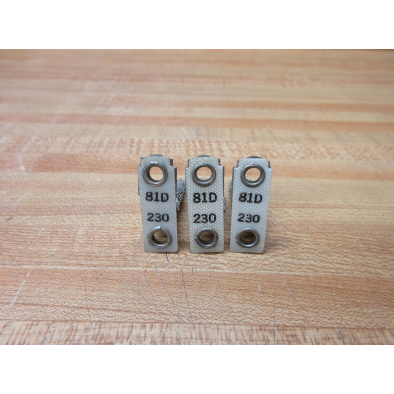 General Electric 81D-230 GE Heater Element 81D230 (Pack of 3) - Used