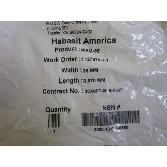 Habasit MAM-5E-35-3670 Belt MAM-5E