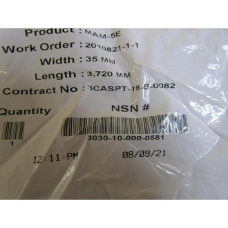 Habasit MAM-5E-35-3720 Belt MAM-5E