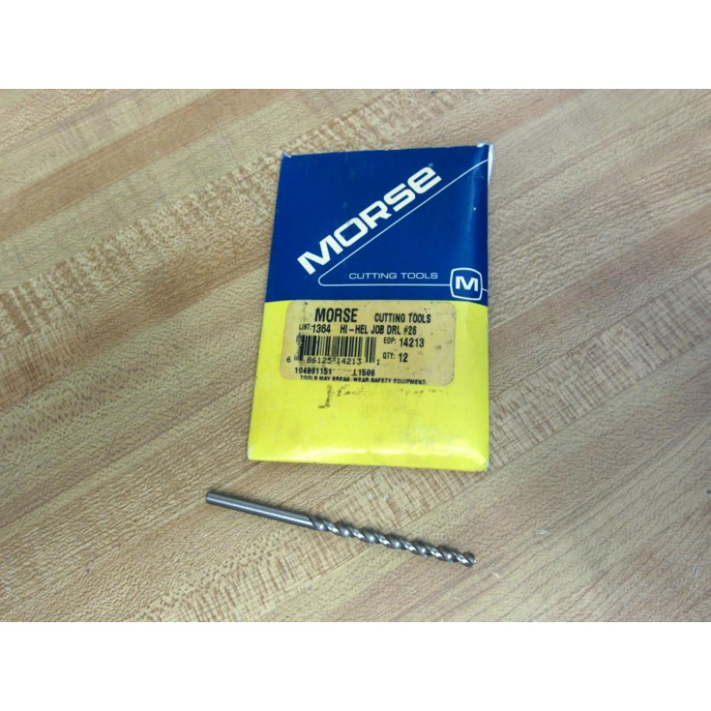 Morse Cutting Tools 1364 HI-HEL Job DRL 26 14213 (Pack of 12)