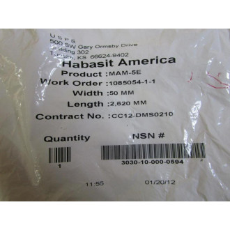 Habasit MAM-5E-50-2620 Belt MAM-5E