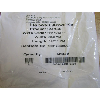 Habasit MAM-5E-50-3157 Belt MAM-5E