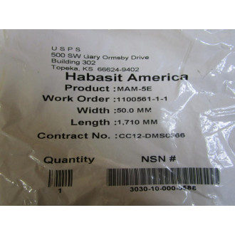 Habasit MAM-5E-50-1710 Belt MAM-5E