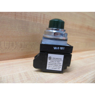 General Electric CR104PLT93G Button GE Green WO Contact Blocks