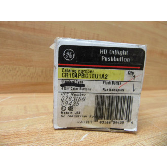 General Electric CR104PBG10U1A2 Button GE
