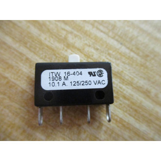 ITW 16-404 Snap-Action Switch WPlunger Actuator 16404 (Pack of 2) - New No Box