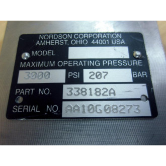 Nordson 338182A S.S. Ball Valve Drain Fluid Filter - New No Box