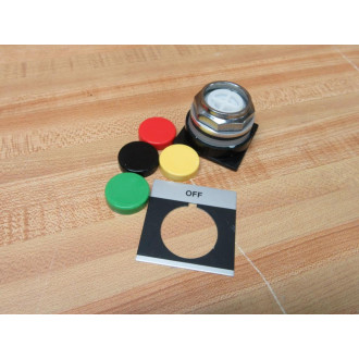 General Electric CR104PBG01U1A2 HD Oiltight Push Button GE wOff Plate