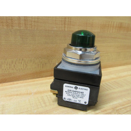 General Electric CR104PLT82G Push To Test Unit GE WO Contact Block