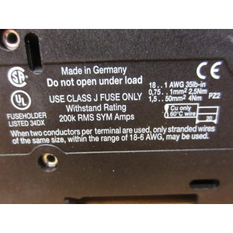 Phoenix Contact UK 20.6-J HESI Terminal Fuse Block UK206JHESI - New No Box