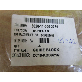 Generic 143K884H01 Guide Block