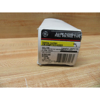 General Electric CR104PTY210322 2-Pos. Push To Test Operator GE WO Contact