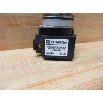 General Electric CR104PTY210322 2-Pos. Push To Test Operator GE WO Contact