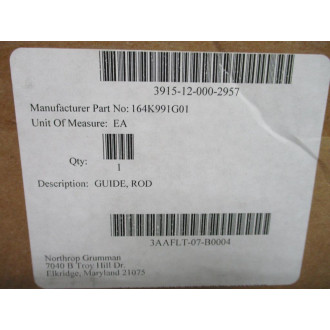 Northrup Grumman 164K991G01 Rod Guide 97942-165K803H01