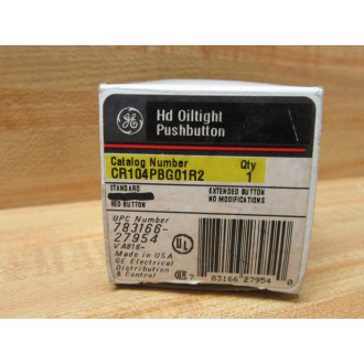 General Electric CR104PBG01R2 Standard Extended Button GE