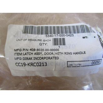 Dirak 408-8020.00-00000 Latch Assembly 40880200000000