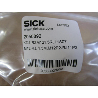 Sick KD4-RZM121.5RJ11S07 Cordset 2050892