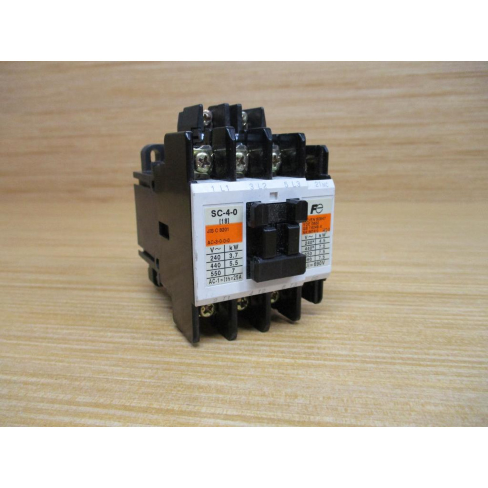 Fuji Electric 4NC0Q0G01 Contactor SC-4-0 - New No Box