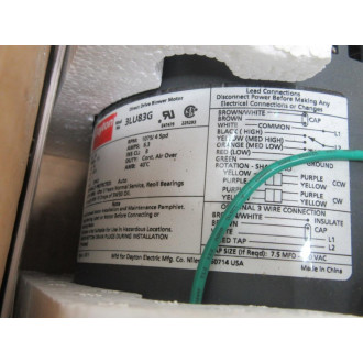 Dayton 3LU83G Direct Drive Blower Motor