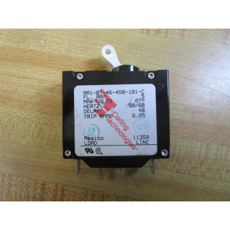 Carling Technologies AA1-B1-46-450-1B1-C 5A Circuit Breaker - New No Box