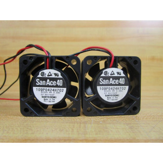 Sanyo Denki 109P0424H702 Fan (Pack of 2) - New No Box