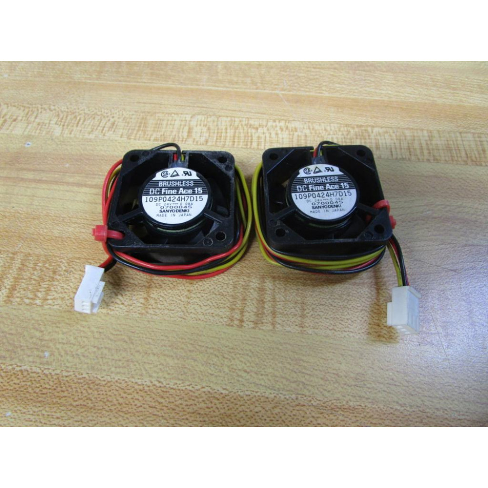 Sanyo Denki 109P0424H7D15 Fan (Pack of 2) - Used