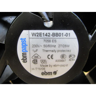 Papst W2E142-BB01-01 EBM Axial Fan W2E142BB0101 - Used