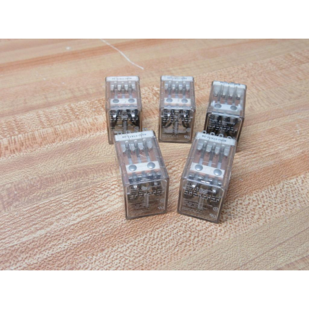 Potter & Brumfield KHU-17A11-24V Relay KHU17A1124V 3A (Pack of 5) - New No Box Potter & Brumfield KHU-17A11-24V Relay KHU17A1124V 3A (Pack of 5) - New No Box