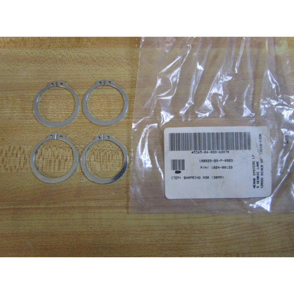 Nerak Systems 1024-00133 Snap Ring A30 (Pack of 4)