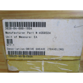 44S8M0250 Pulley Drive Sheave (Traveling) 4G50324