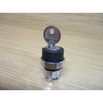 Schneider Telemecanique ZB4BG4 Keyed Selector Switch Key Removal Left - New No Box