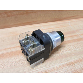 Allen Bradley 800T-QB24G Push Button Green W800T-XA  Blank - New No Box