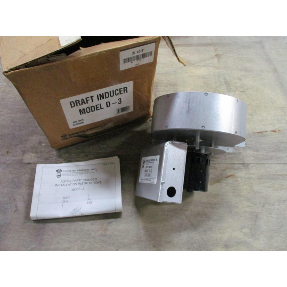 Tjernlund D-3 Draft Inducer D3 Tjernlund D-3 Draft Inducer D3