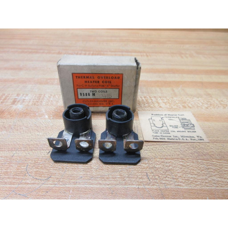 Cutler Hammer 9586H-1341B Heater Element H1341 (Pack of 2)