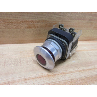 Allen Bradley 800T-FXQ10XA1 Red Button 800TFXQ10XA1 800T-XA7 Blank - Used
