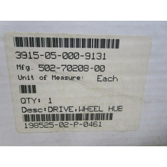 Generic 4017 Drive Yoke Assembly, Tug 502-70207-00 502-70208-00 Wheel Hub Only