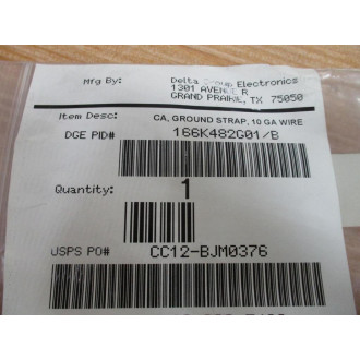 Delta Group 166K482G01B Ground Strap 97942-166K482G01 (Pack of 2)