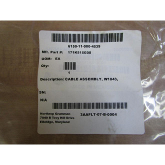 Volex 171K515G08 Cable Assembly W1043
